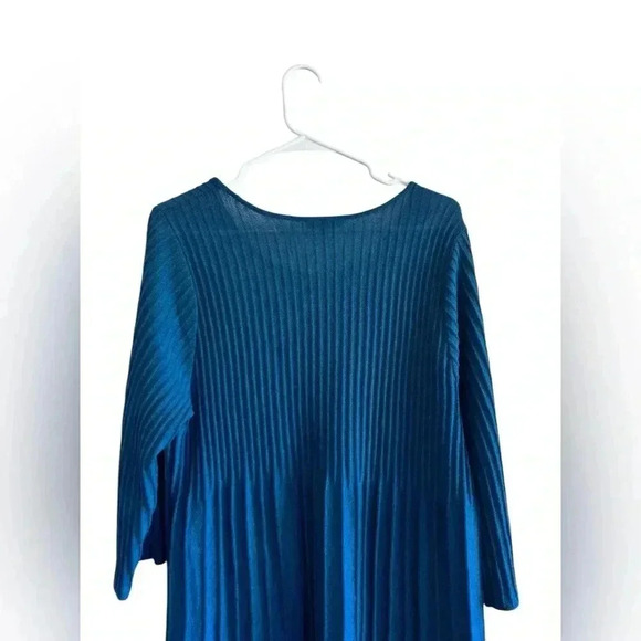 Eileen Fisher Wool Ribbed Knit Dress Size L - Picture 7 of 15